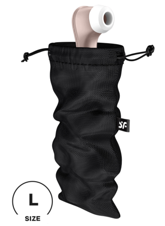 Sac de rangement sextoys noir taille L Treasure Bag Satisfyer - CC597883
